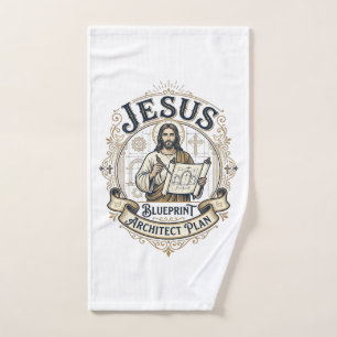 Jesus Blueprint Architekt Plan Jesus Blueprint Arc Handtuch