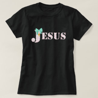 Jesus-Bogen Christliches T-Shirt | Rosa Coquette G