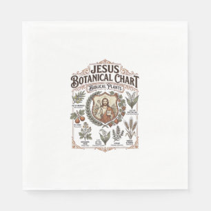 Jesus Botanischer Chart Biblische Pflanzen Jesus B Serviette