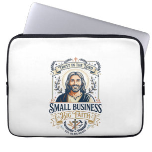 Jesus Boutique Kleinunternehmer-Shirt Christia Laptopschutzhülle