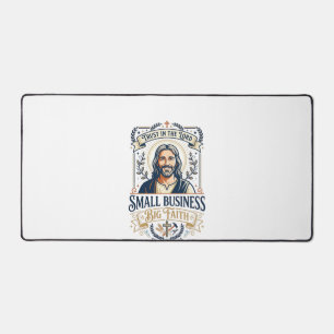 Jesus Boutique Kleinunternehmer-Shirt Christia Schreibtischunterlage