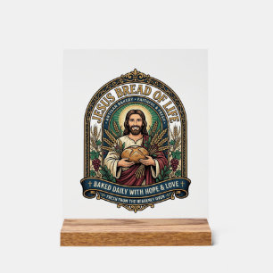 Jesus Brot des Lebens Jesus Brot Leben Bäckerei Ch Acrylschild