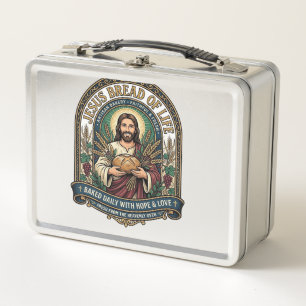 Jesus Brot des Lebens Jesus Brot Leben Bäckerei Ch Metall Brotdose