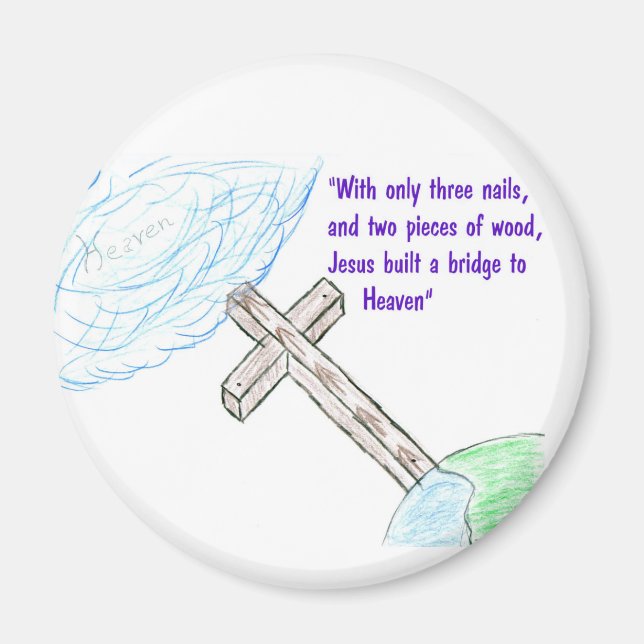 Jesus Brücke Magnet (Vorne)