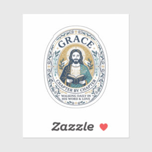 Jesus Buchclub Lesegemeinschaft Grafik T-Shirt Chr Aufkleber