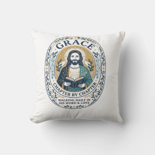 Jesus Buchclub-Lesegemeinschaft Grafik T-Shirt Chr Kissen