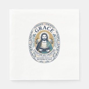 Jesus Buchclub Lesegemeinschaft Grafik T-Shirt Chr Serviette
