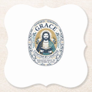 Jesus Buchclub Lesegemeinschaft Grafik T-Shirt Chr Untersetzer