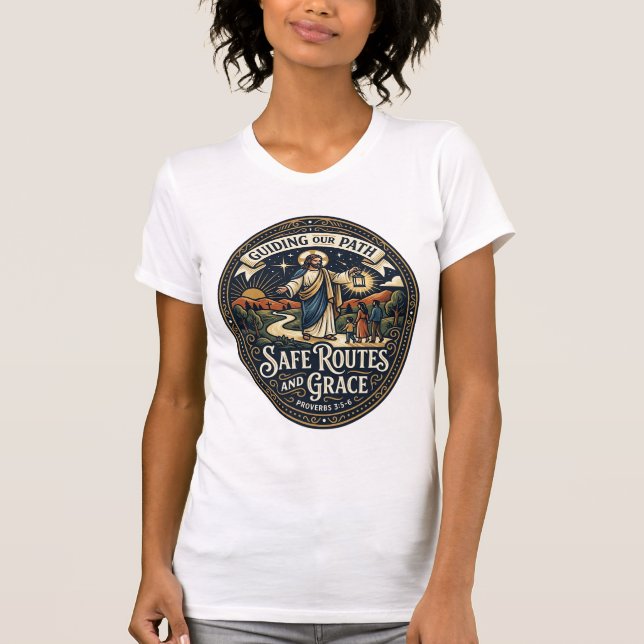Jesus Busfahrer Transitmitarbeiter Shirt Glaube ba (Vorderseite)