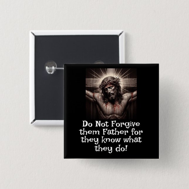 Jesus Button (Vorne & Hinten)