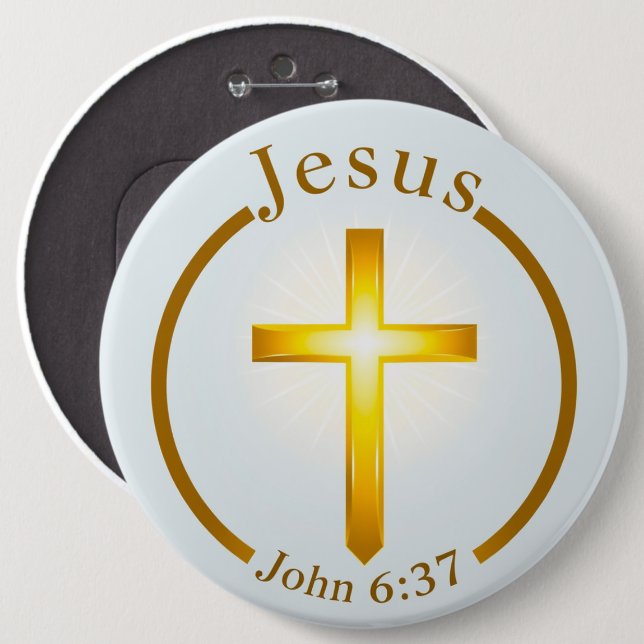 Jesus Button Button (Vorne & Hinten)
