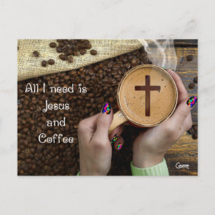 Jesus & Café - Carte postale