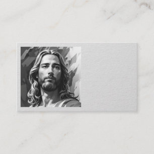 Jésus Cartes de visite noirs et blancs