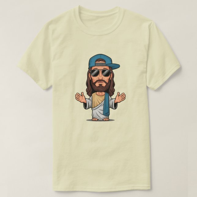 Jesus Cartoon swag T-Shirt (Design vorne)
