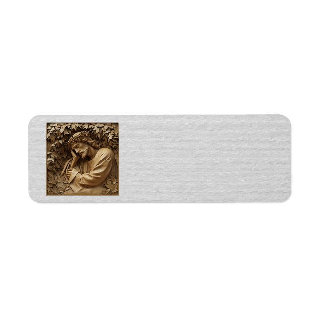 Jesus Carving Address Labels (Vorne)