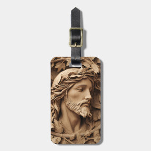 Jesus Carving Gepäckmarke Gepäckanhänger