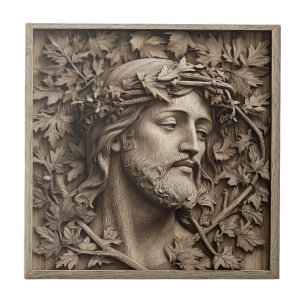 Jesus Carving Keramik Tile Fliese