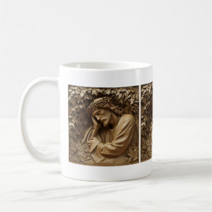 Jesus Carving Tasse