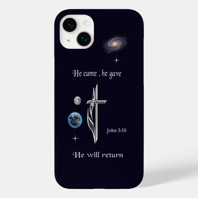 Jesus Case-Mate iPhone 14 Plus Hülle (Rückseite)