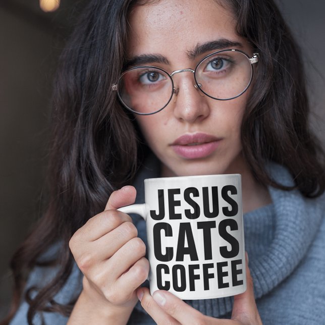 JESUS CATS KAFFEE CHRISTLICH KAFFEE Mugs Kaffeetasse (Von Creator hochgeladen)