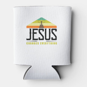Jesus Changes Everything Vintage Christian Church Dosenkühler