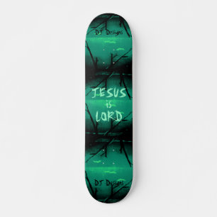 Jésus chrétien est seigneur Skateboard