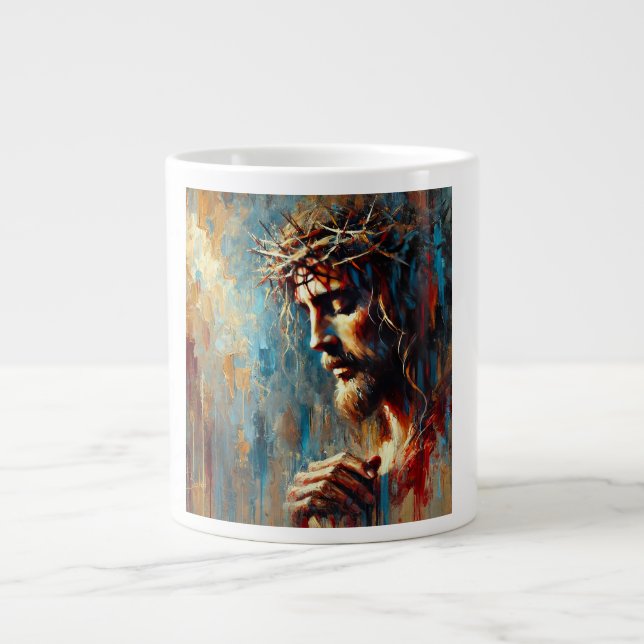 Jesus Chris Jumbo-Tasse (Vorderseite)