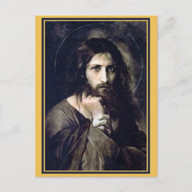 Jesus Christ 1888 von Georg Karl Franz Cornicelius Postkarte (Vorderseite)