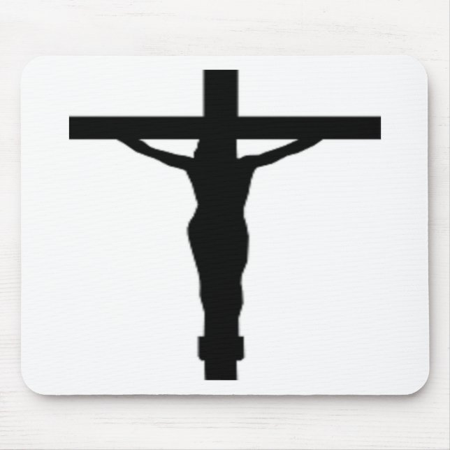 JESUS CHRIST AUF DEM CROSS MOUSEPAD (Vorne)