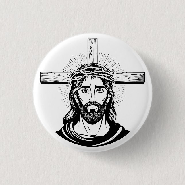 Jesus Christ Button (Vorderseite)