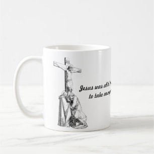 Jesus Christ cross lamb of God Quote Kaffeetasse