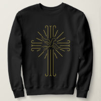 Jesus Christ Cross & Peace Dove Sweatshirt