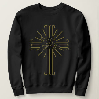 Jesus Christ Cross & Peace Dove Sweatshirt