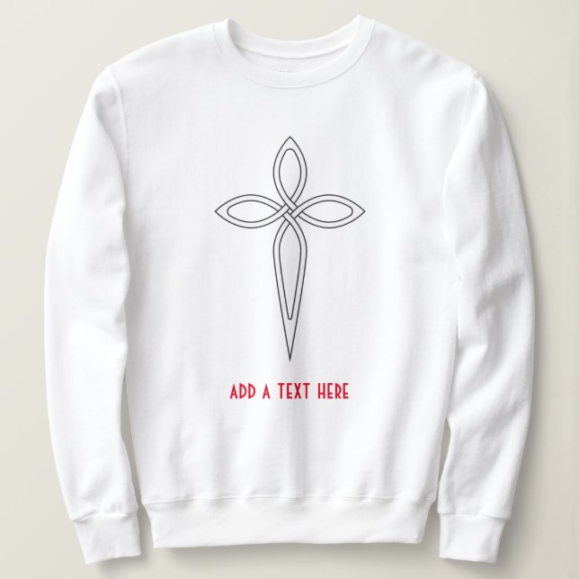 Jesus Christ Cross Sweatshirt (Design vorne)