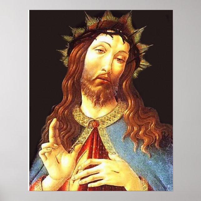 Jesus Christ der König 2 - Cristo Rey Print Poster (Vorne)