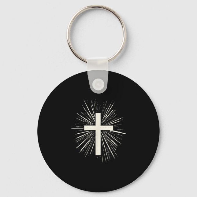 Jesus Christ Design For Christians Men Women Chris Schlüsselanhänger (Vorderseite)