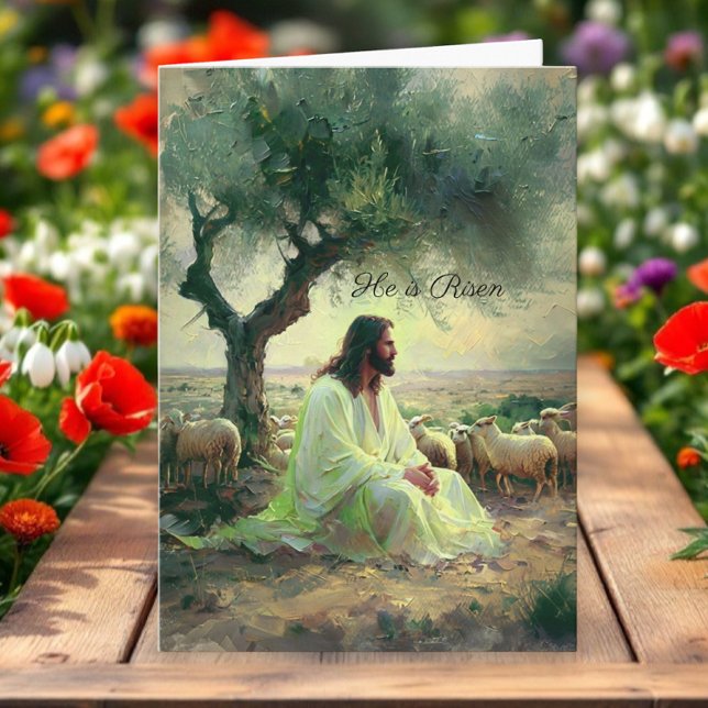 Jesus Christ Easter Religious Chisrian Karte (Von Creator hochgeladen)