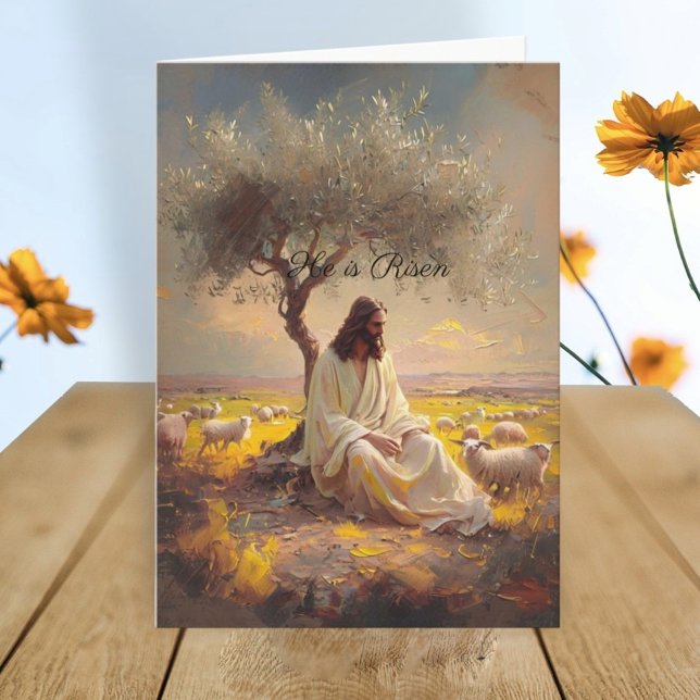 Jesus Christ Easter Religious Chisrian Karte (Von Creator hochgeladen)