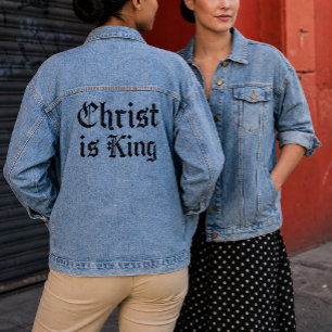 Jésus-Christ est Roi - style gothique grunge érodé