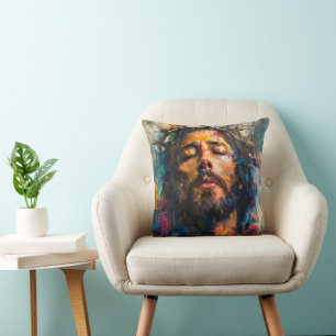 Jesus Christ Expressionismus Kissen