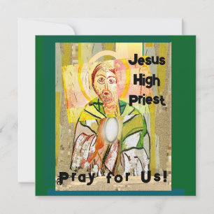 Jésus Christ Grand Prêtre Carte de remerciements p