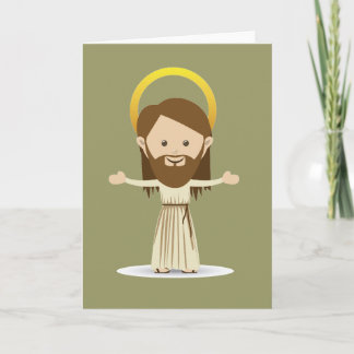 Jesus Christ Grußkarte Karte