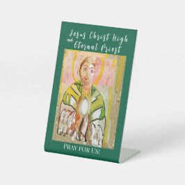 Jesus Christ High Priest  Card Sockelschild