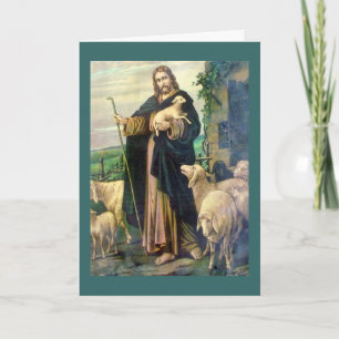 Jésus-Christ la bonne carte de sympathie de berger