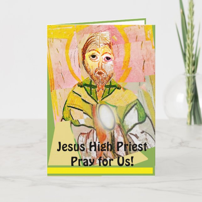 Jésus-Christ, la carte du souverain sacrificateur (Devant)