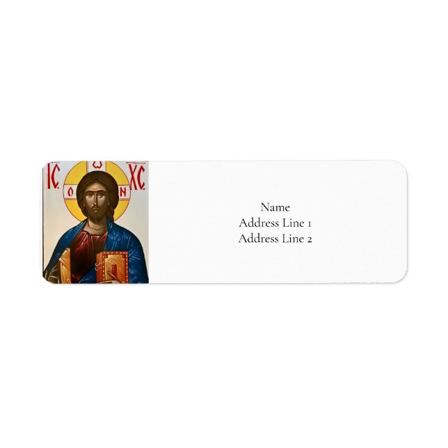 Jesus Christ Ostorthodox Christliches Symbol (Vorne)