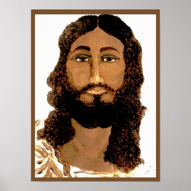 Jesus Christ. painting/print Poster (Vorne)