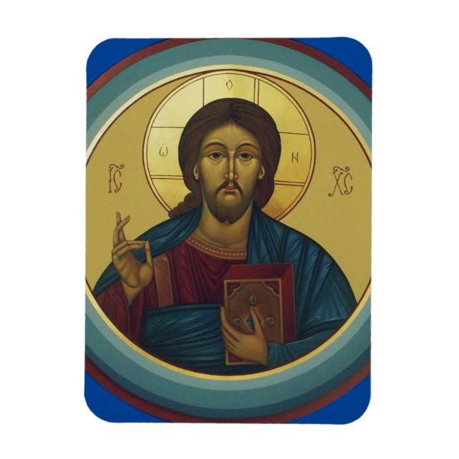 Jesus Christ Pantocrator Magnet (Vertikal)
