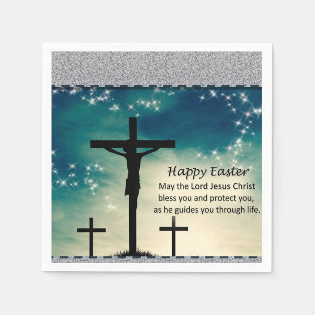 Jesus Christ Paper Napkins Serviette (Vorderseite)