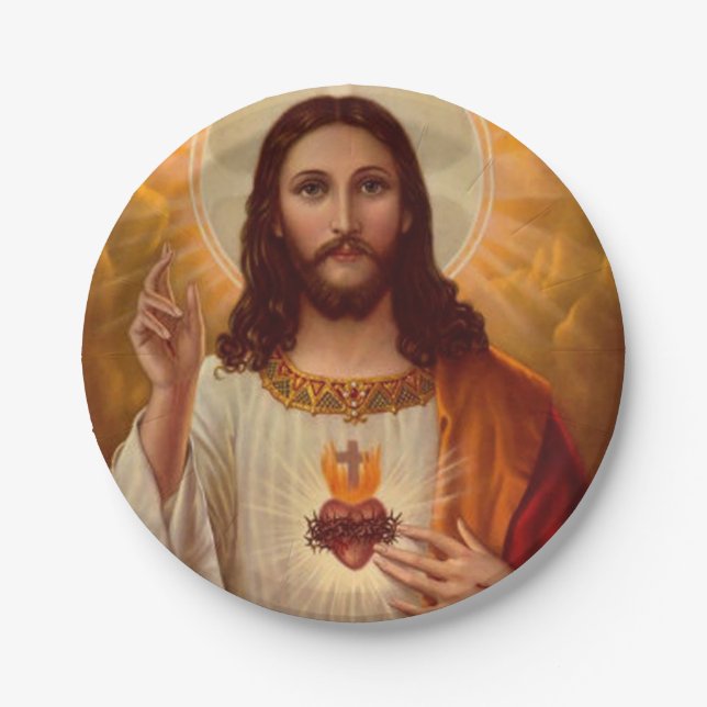 Jesus Christ Paper Tellers Pappteller (Vorderseite)